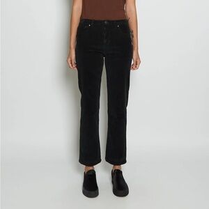 6397‎ 495 Jean Black Corduroy Size 28 Button Fly